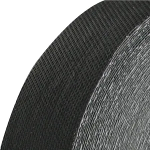 Airseal spinvlies PP tape zwart 75mm rol 25 m1