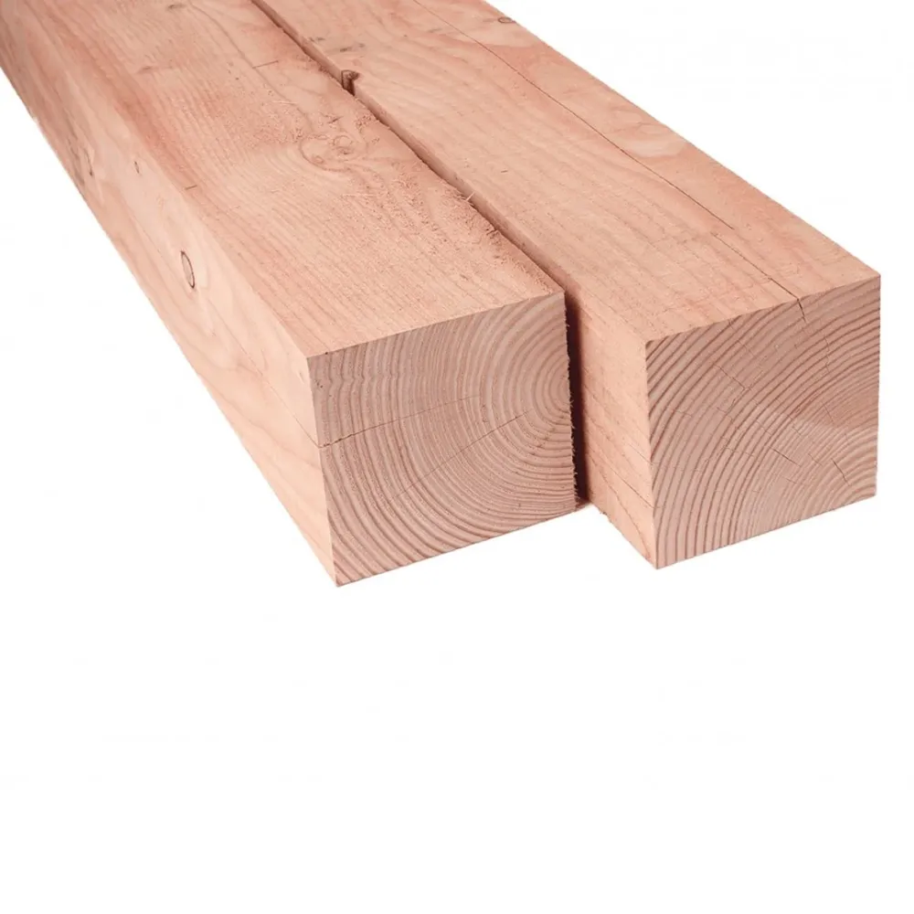 Douglas paal 200x200 mm fijnbezaagd onbehandeld