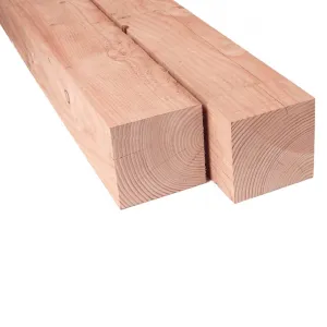 Douglas paal 150x150 mm fijnbezaagd