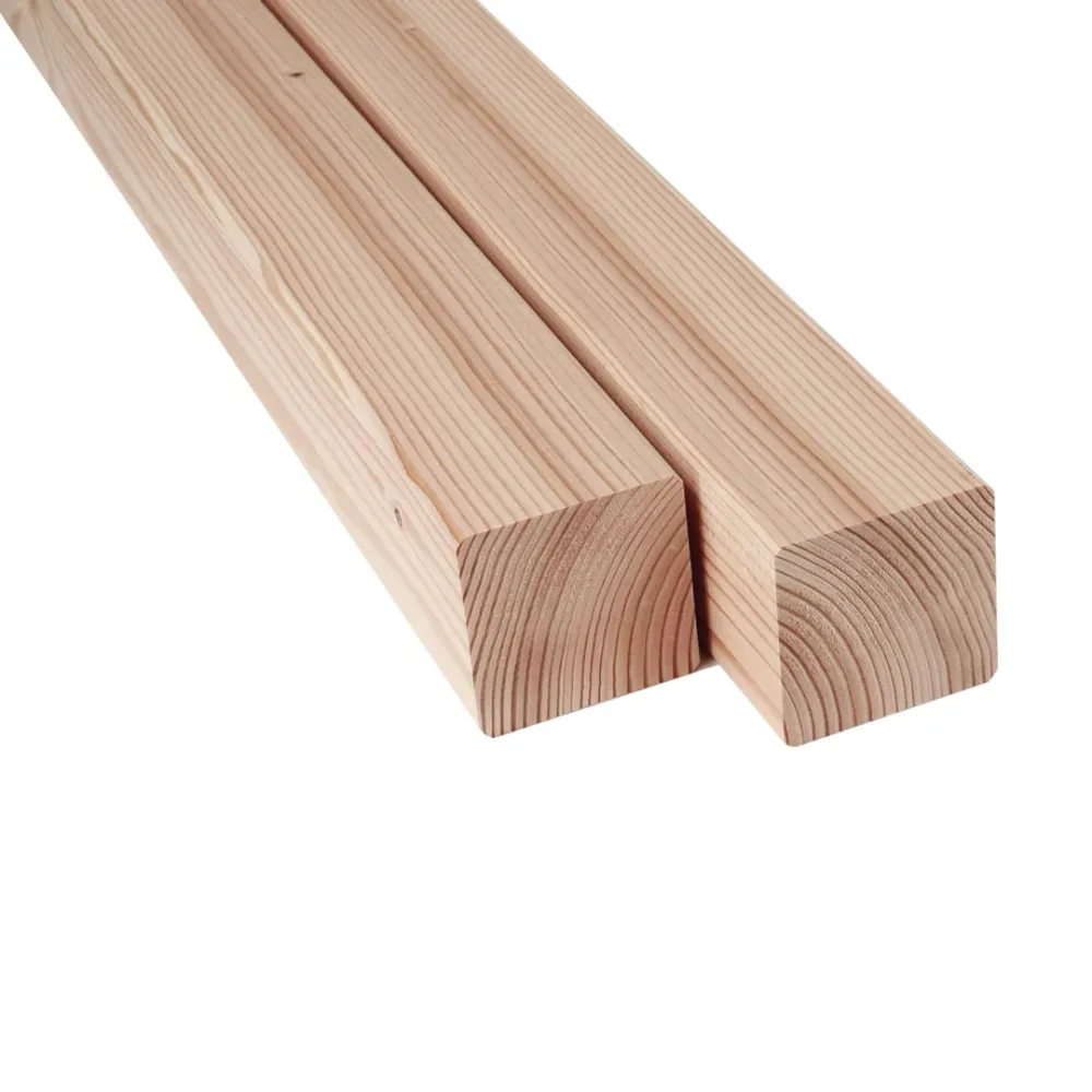 Douglas paal 85x85 mm geschaafd onbehandeld