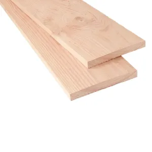 Douglas plank 28x245 mm fijnbezaagd geschaafd onbehandeld
