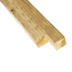 Vuren paal 120x120 mm geschaafd geïmpregneerd 