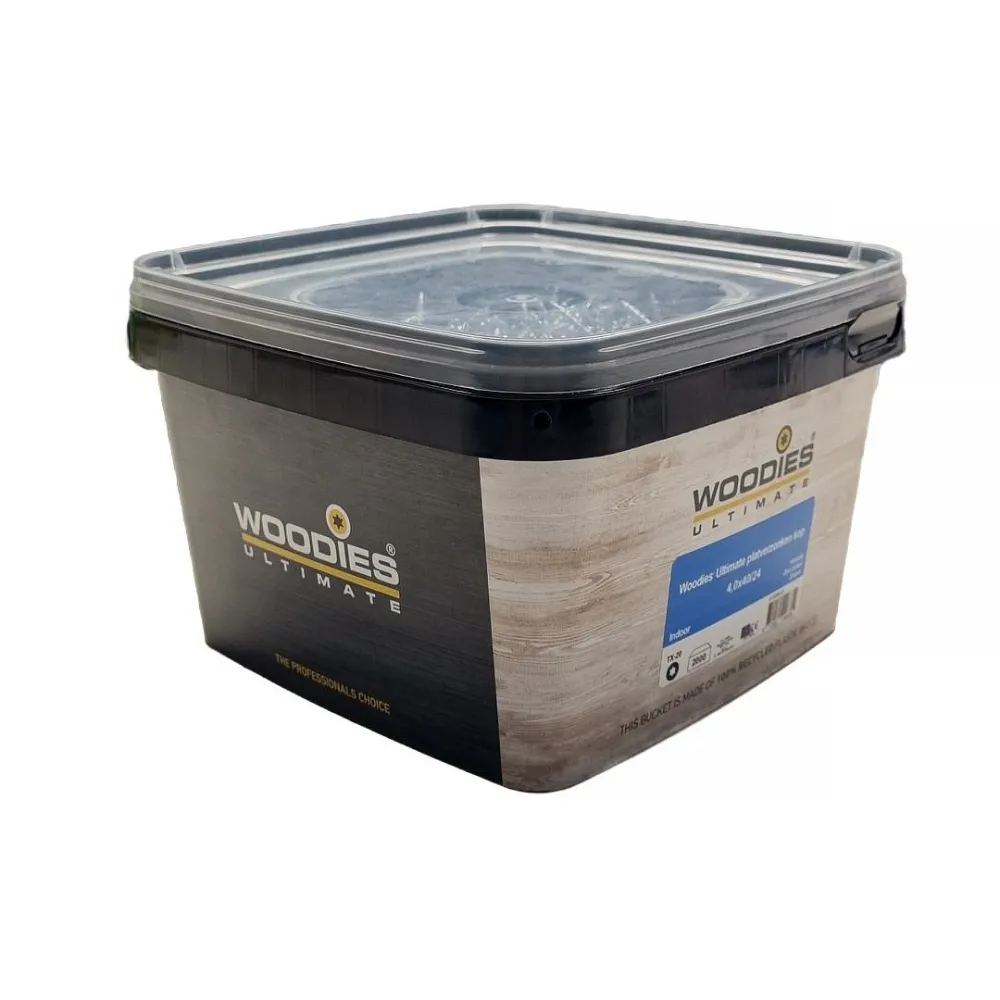 Woodies schroef 5,0x100 verzinkt T20 VK emmer 350 stuks