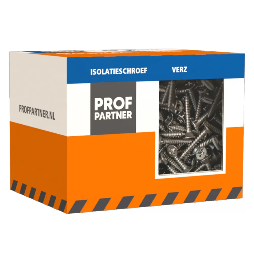 ProfPartner isolatieschroef 4,2x65 verzinkt 50 st/ds