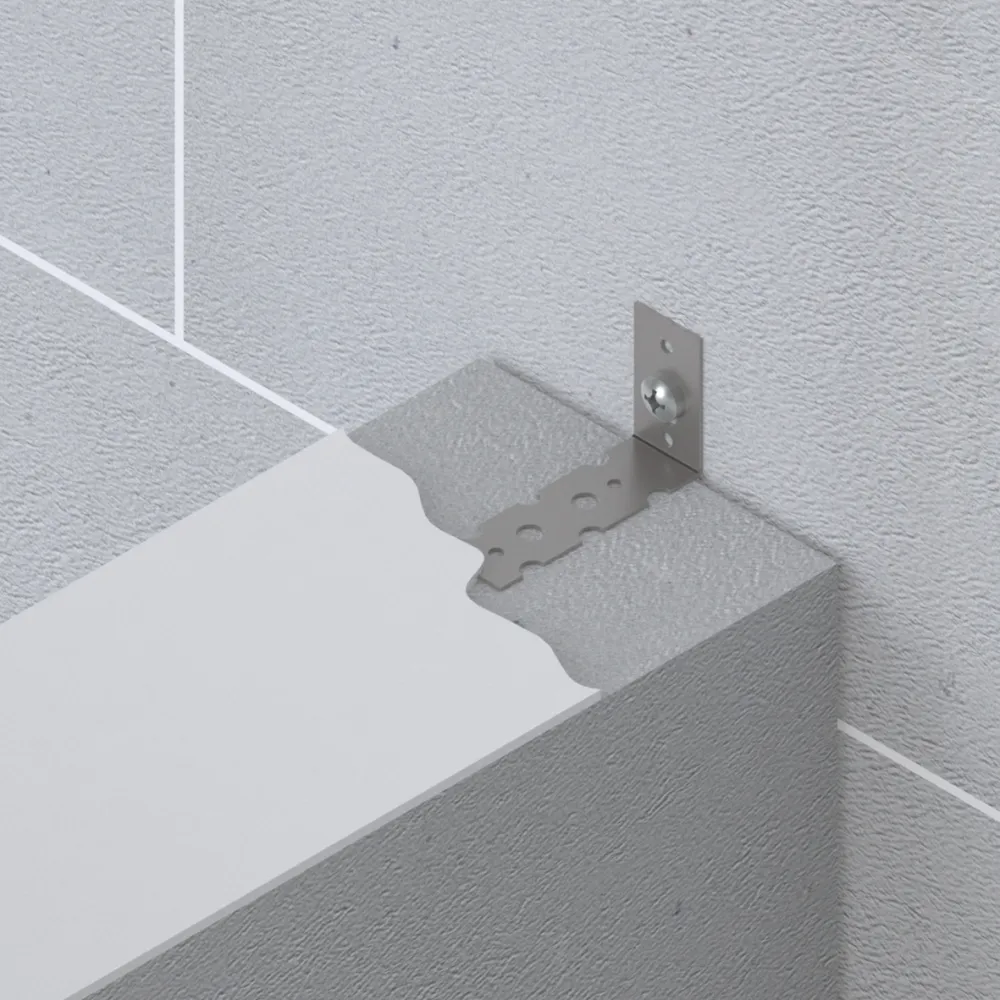 Lijmbouwmuuranker 40x68 mm verzinkt 10 st/bl