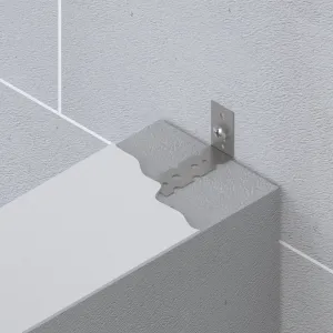 Lijmbouwmuuranker 40x68 mm verzinkt 10 st/bl
