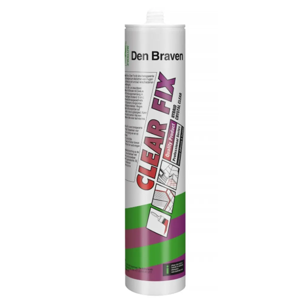 Zwaluw Clearfix koker 290ml transparant