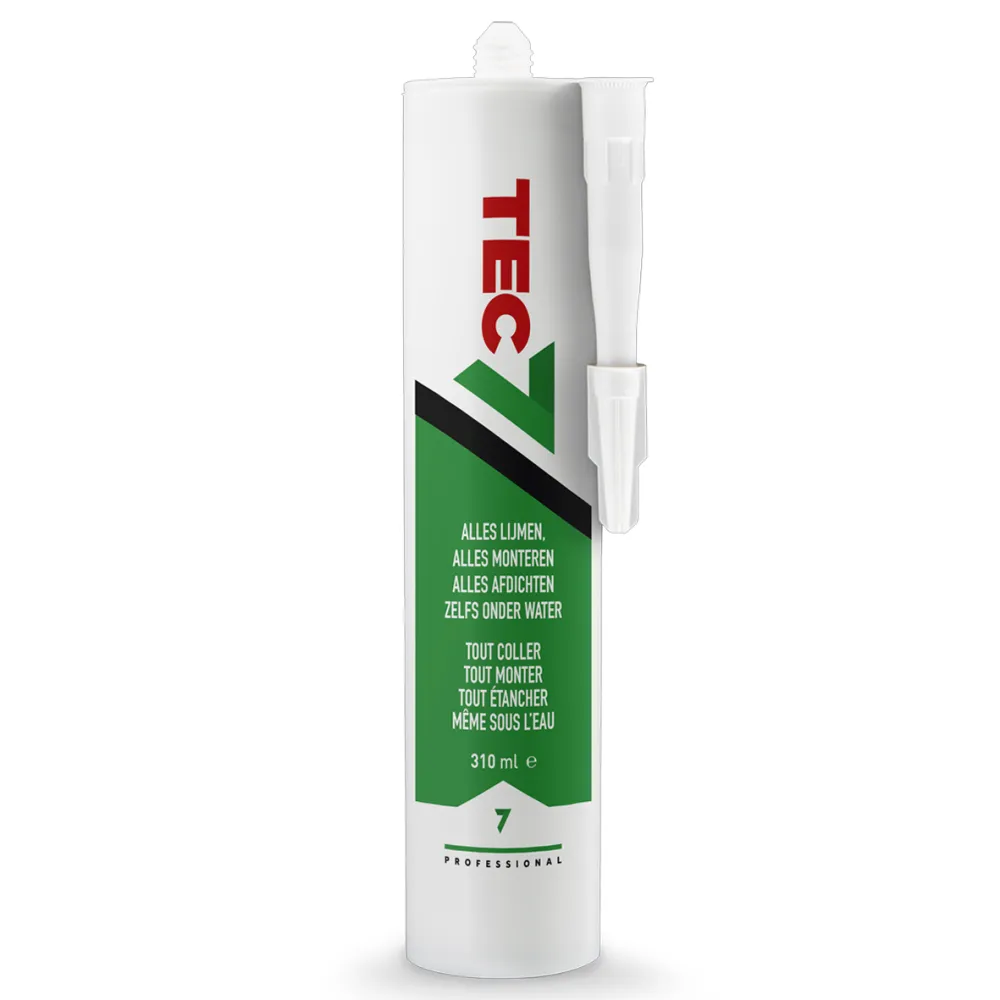 Tec7 lijmkit wit RAL 9016 310 ml koker