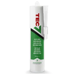 Tec7 lijmkit wit RAL 9016 310 ml koker