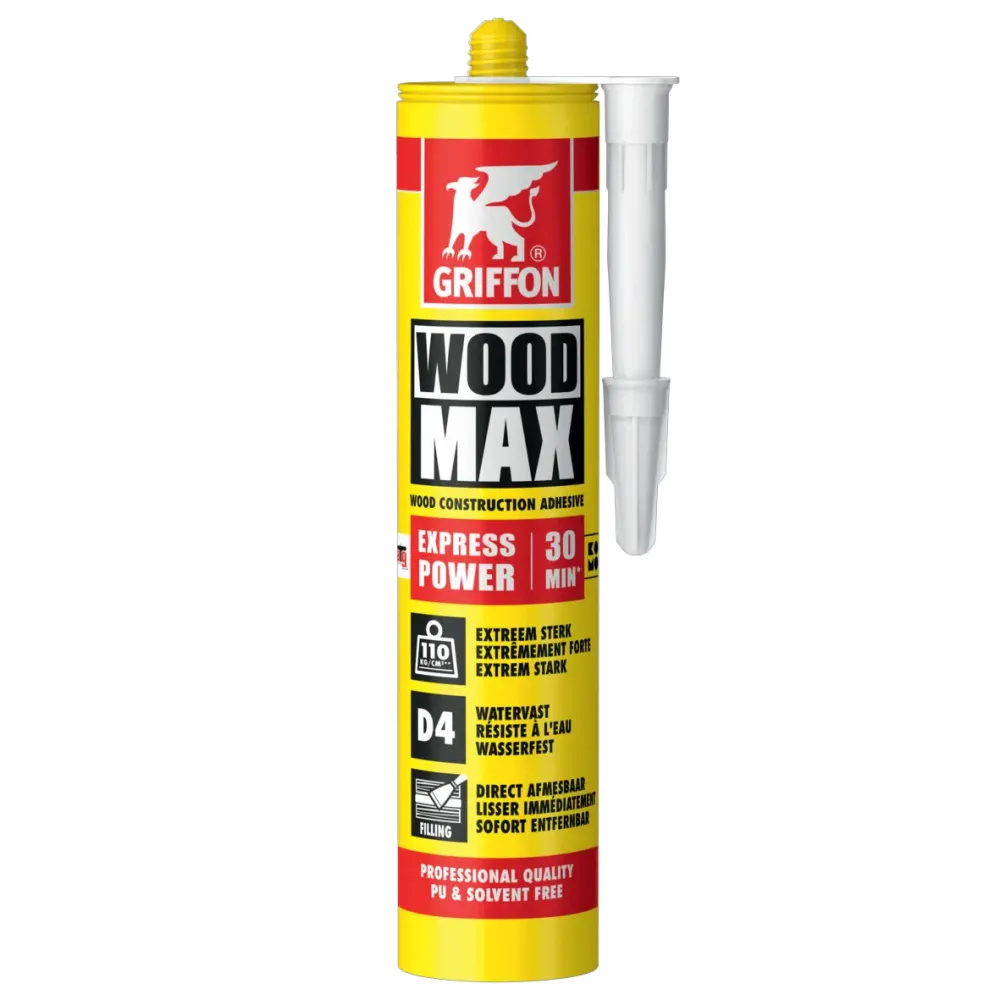 Griffon Houtlijm Wood Max Express Power D4 koker 380 gr