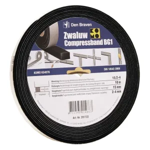 Zwaluw Compress Band 20x20 mm rol 8 m1