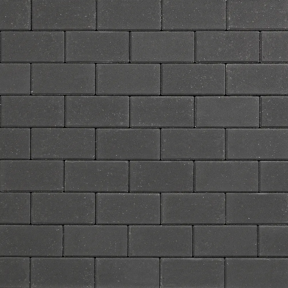 Betonstraatsteen 20x10x8 cm antraciet MF en deklaag