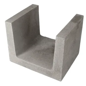 U-Element 40x40x50 cm grijs