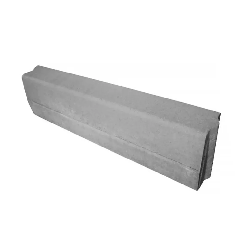 Trottoirband 13/15x25x100 cm grijs