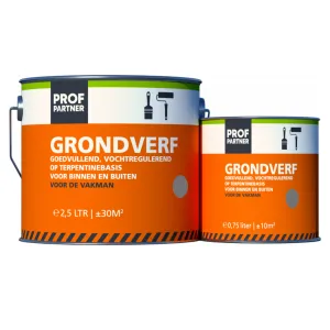ProfPartner Grondverf Alkyd grijs 2,5 liter