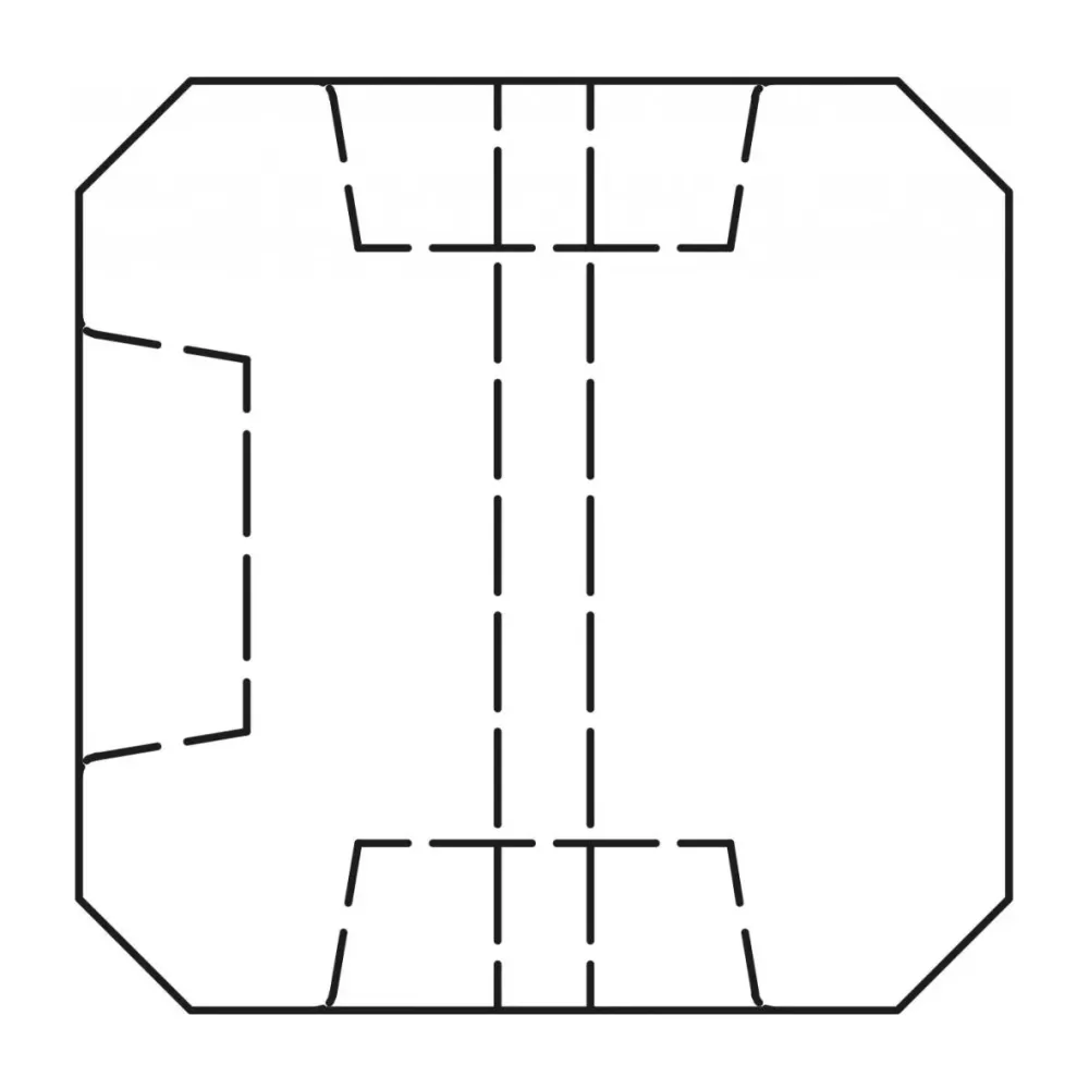 Betonpaal glad antraciet 10x10x280 cm T-paal met diamantkop
