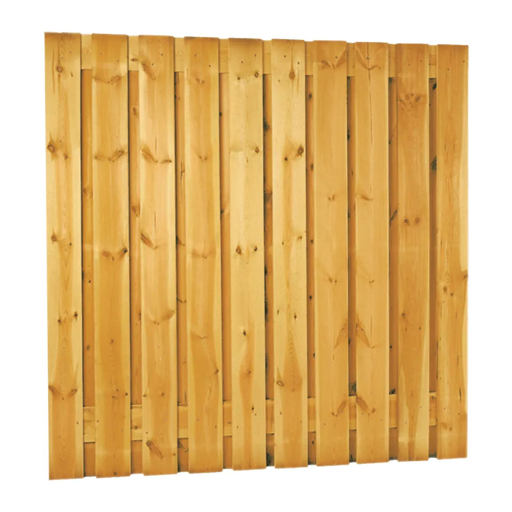 Grenen plankenscherm 180x180 cm 21-planks geïmpregneerd geschaafd