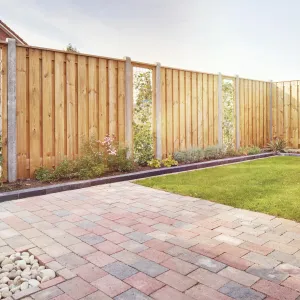 Grenen plankenscherm 180x180 cm 21-planks geïmpregneerd geschaafd
