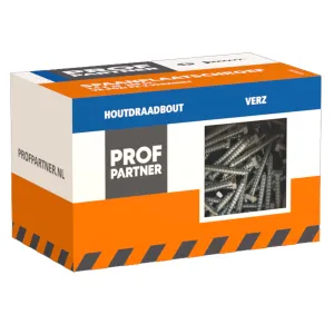 ProfPartner houtdraadbout 10x120 verzinkt 15 st/ds