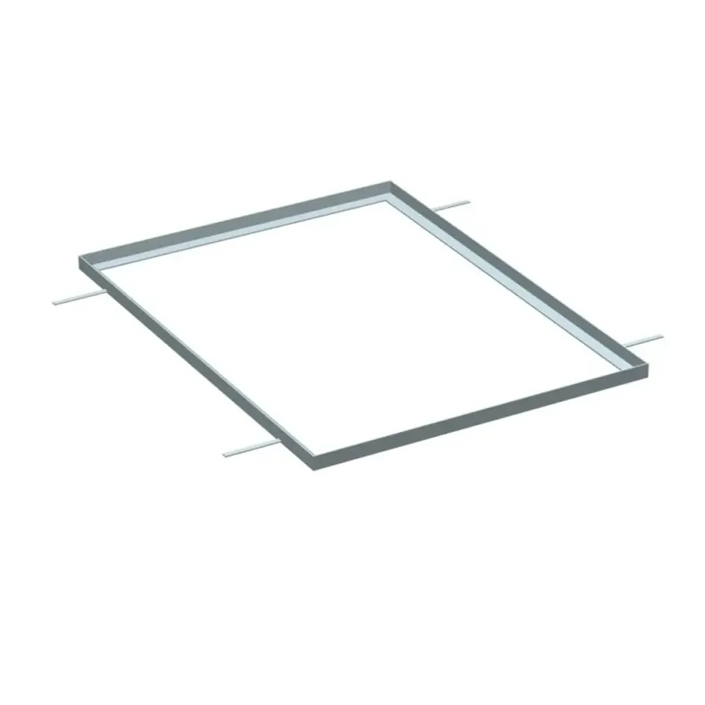 Matomranding 810x610 mm verzinkt met ankers