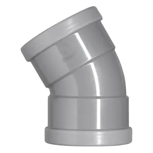 PVC bocht 110 mm 2xmanchet 30 gr.