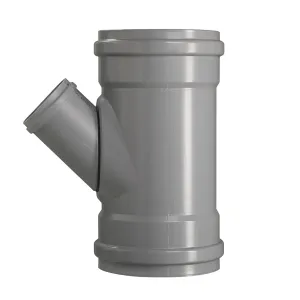 PVC T-stuk 160x110 mm 3xmanchet 45 gr.