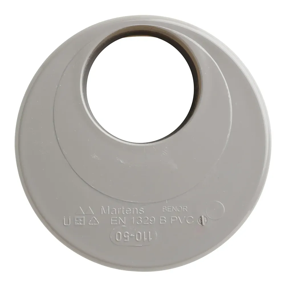 PVC verloop 50x110 mm 1xlijm
