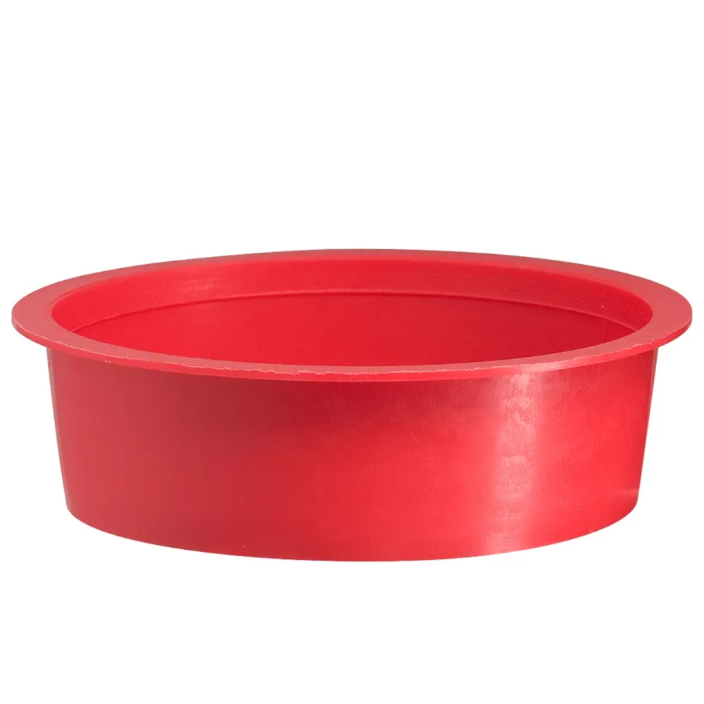 PE Specie-deksel rood 110 mm