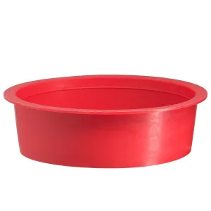 PE Specie-deksel rood 110 mm