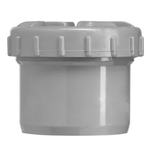 PVC eindstop 32 mm met schroefdeksel