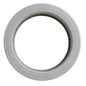 PVC verloop 100x125 mm 1xlijm HWA