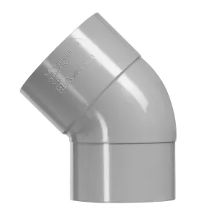 PVC bocht 32 mm 1xlijm 45 gr.
