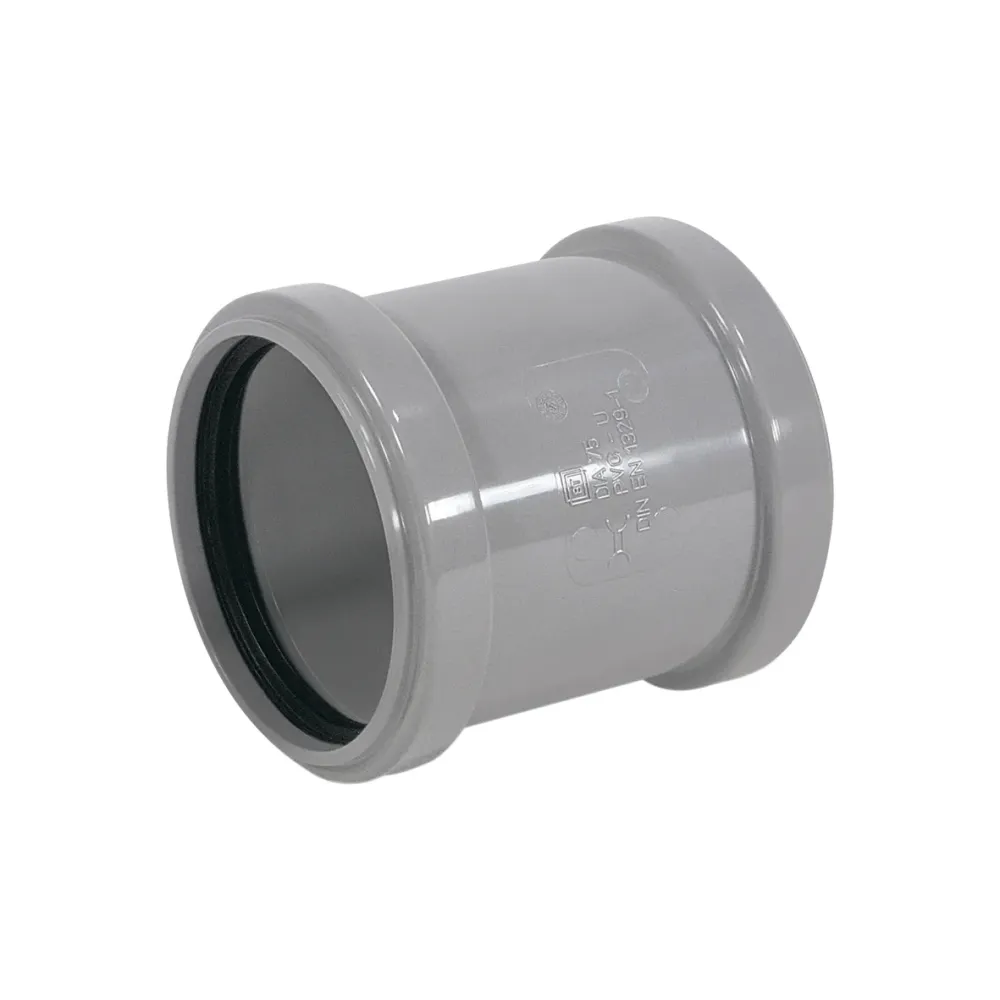 PVC overschuifmof 40 mm 2xmanchet