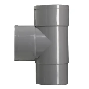 PVC T-stuk verjongd HWA 100x100 mm 2xlijm 87 gr.