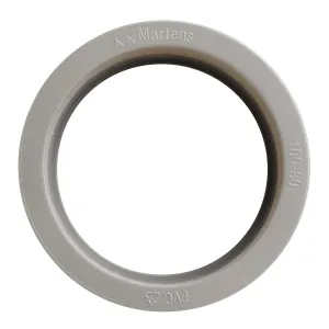PVC verloop HWA 80x100 mm 1xlijm