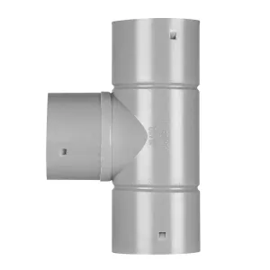 PVC T-stuk 60 mm voor drainagebuis