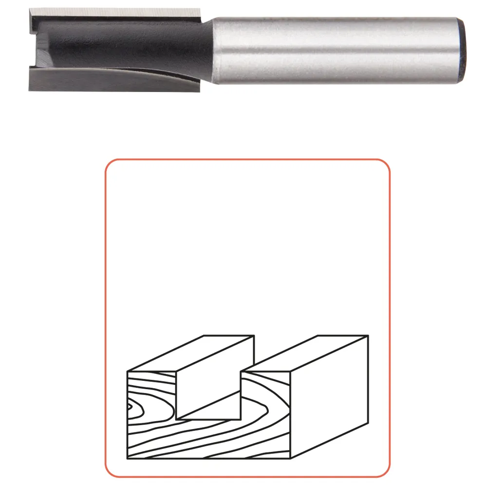Groeffrees 20 mm snijlengte 20 mm schacht 8 mm