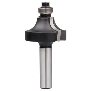 Kwartrondprofielfrees R= 6,35 snijlengte 13,5 mm schacht 8 mm
