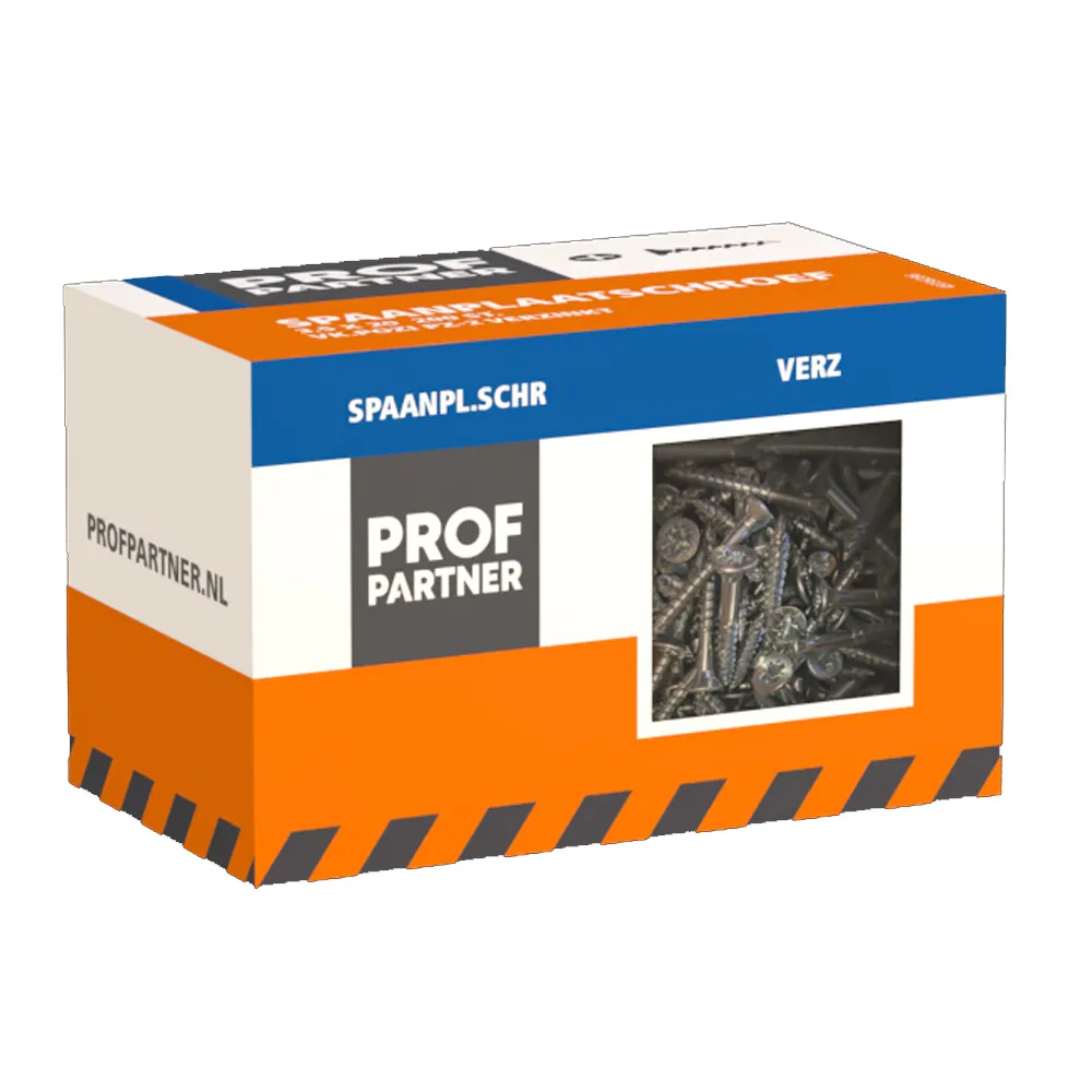 ProfPartner spaanplaatschroef 5,0x80 verzinkt PVK PZ 100 st/ds