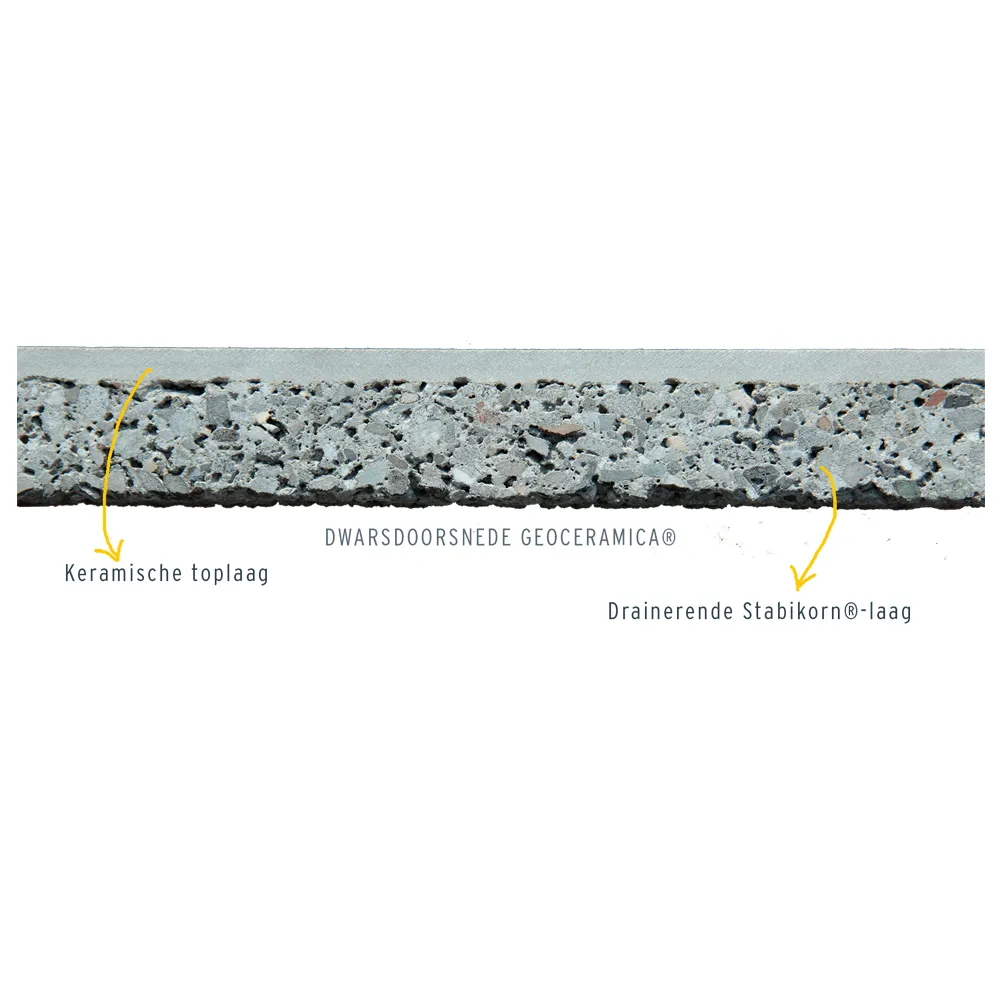 GeoCeramica 60x60x4 cm Roccia Grey