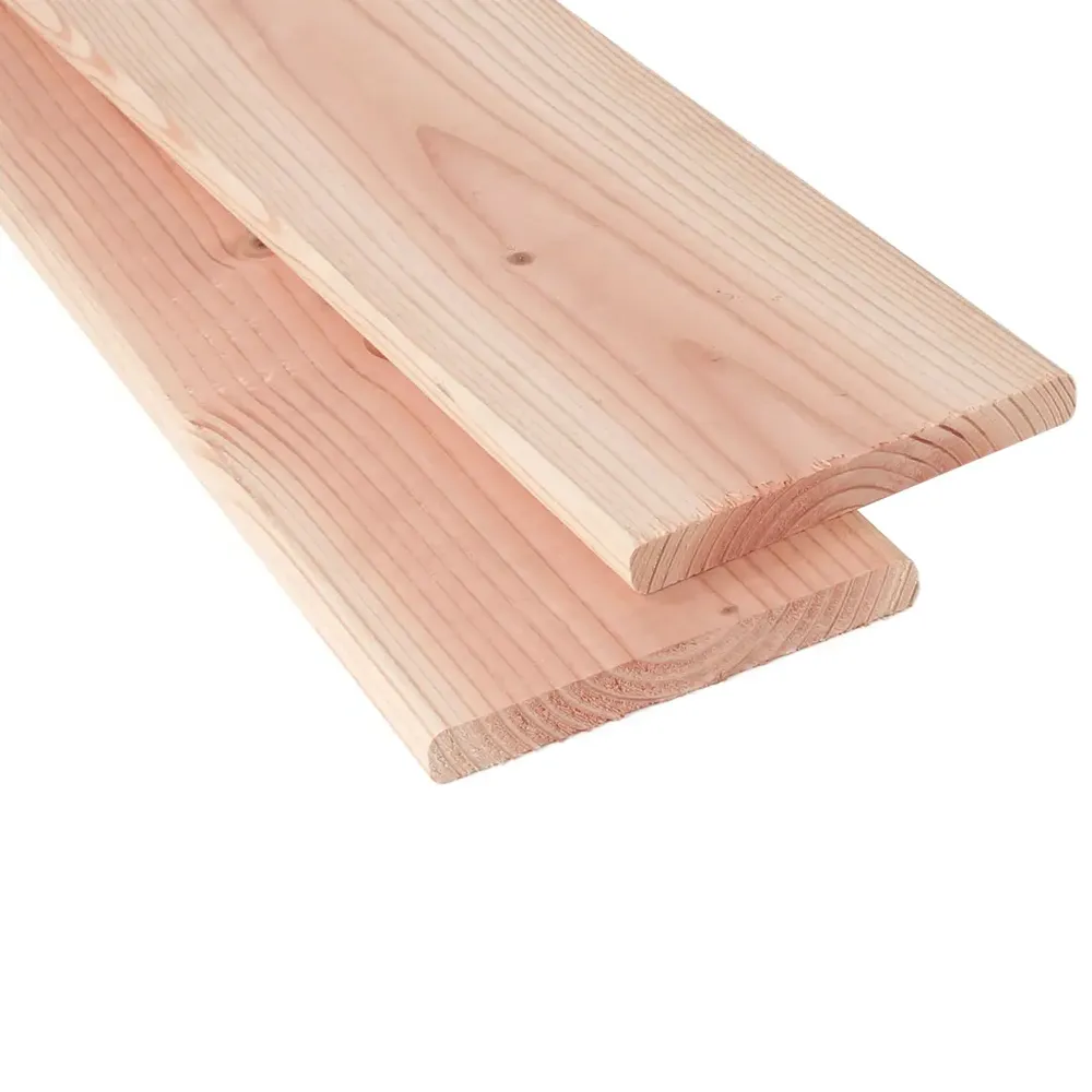 Douglas plank 18x160 mm geschaafd onbehandeld