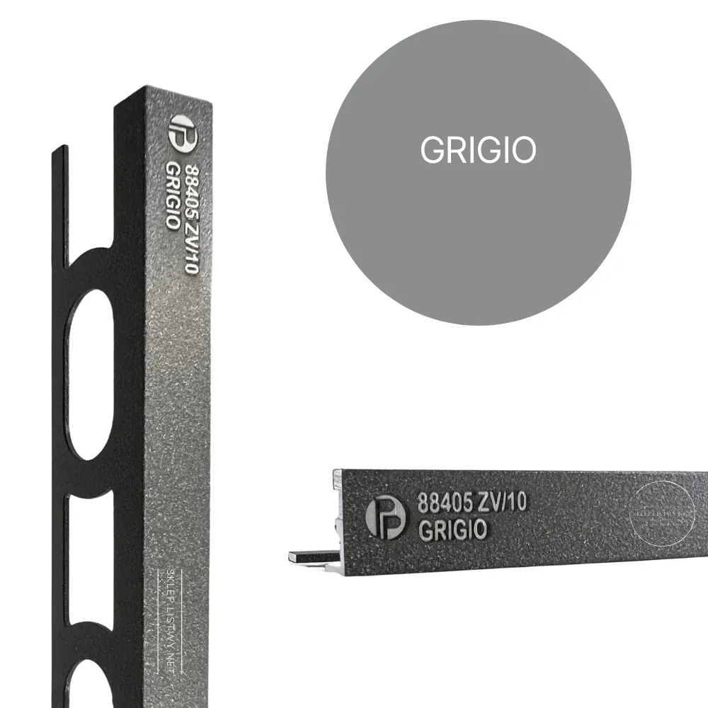 Tegelprofiel ProAngle ZV alu gecoat grigio L= 2700 mm