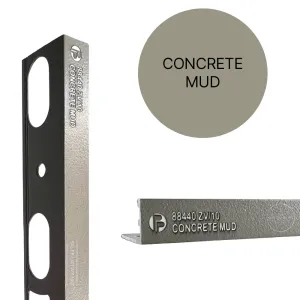 Tegelprofiel ProAngle ZV alu gecoat concrete mud L= 2700 mm