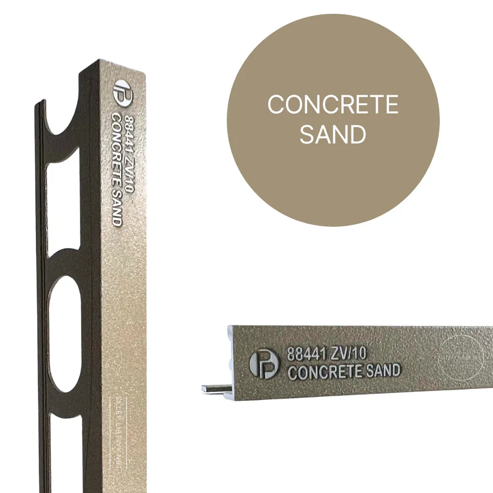 Tegelprofiel ProAngle ZV alu gecoat concrete sand L= 2700 mm