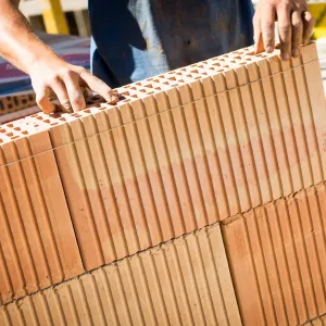 Keramisch metselblok Poroplus 308x140x233 mm 84 st/pt 13 st/m2 PM25