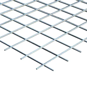 Bouwstaalmat 5x100 mm 3000x2000 mm gegalvaniseerd