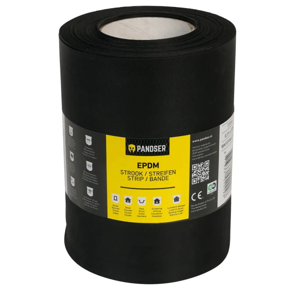 EPDM strook op rol 20 meter