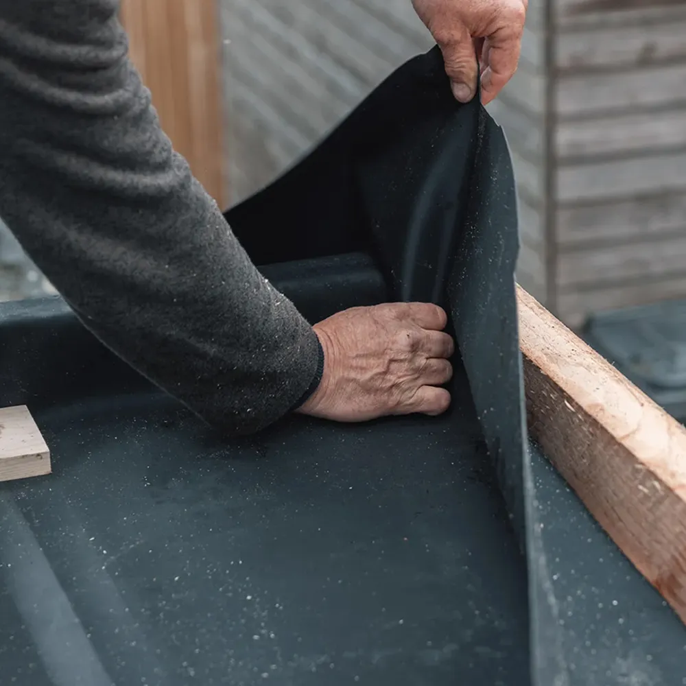 EPDM folie op maat breedte 6100 mm