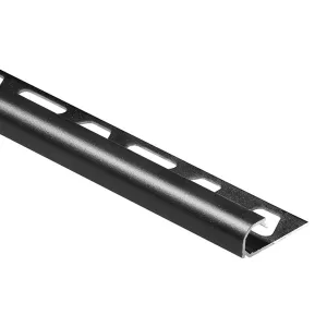 Schluter Rondec-AC profiel Alu Mat Zwart