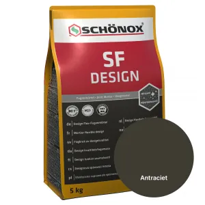 Schonox SF Design voegmortel antraciet zk 5 kg 4 zk/ds